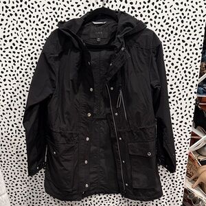 Women’s J. Crew Black Rain Jacket